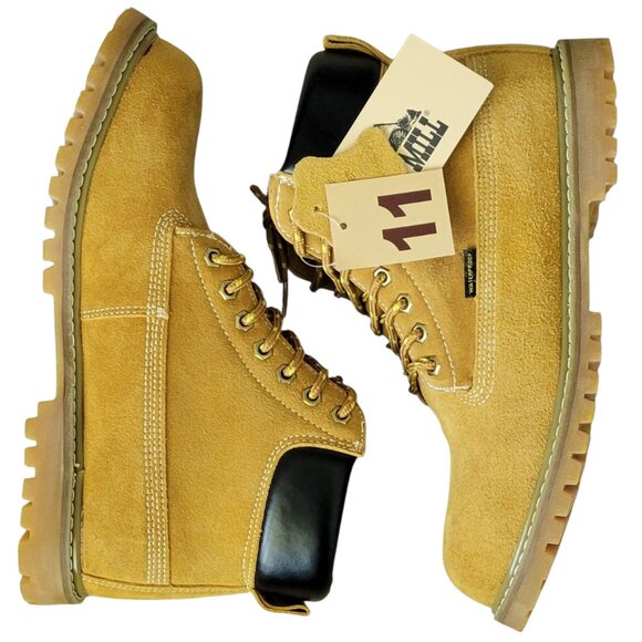 Old Mill Genuine Suede Leather Work Boots Men's Size 11 New in Box - Picture 4 of 9